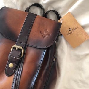 patricia nash aberdeen stained leather backpack